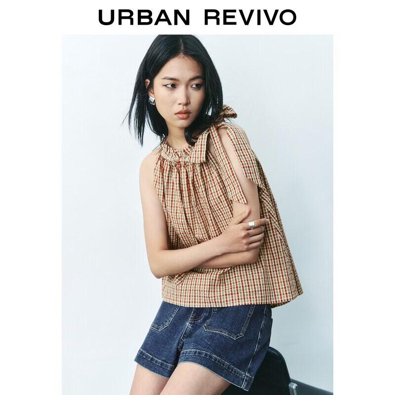 UR2026 Summer Casual Plaid Lace Blouse S
UR2026 Summer Casual Plaid Lace Blouse S