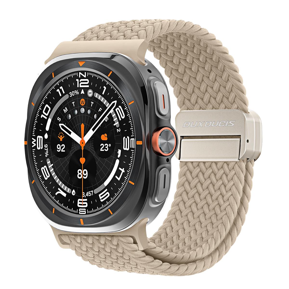 DUX DUCIS Mixture Pro Series For Samsung Galaxy Watch Ultra 47mm Nylon Braided Watch Band Magnetic Strap Beige
DUX DUCIS Mixture Pro Series For Samsung Galaxy Watch Ultra 47mm Nylon Braided Watch Band Magnetic Strap Beige