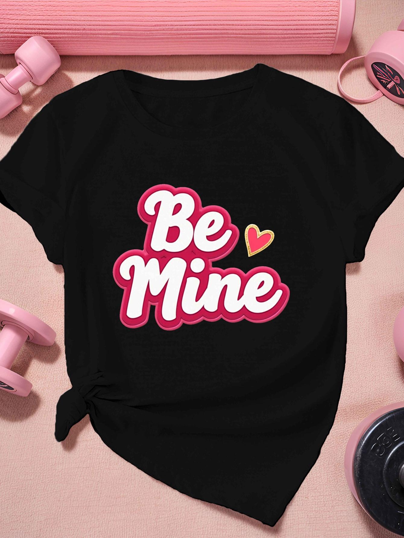 Be Mine Women s Sports Tee Playful Script Short Sleeve Round Neck Harajuku Sleeve Clothing Street Tops Tees Aesthetic Clothes 4XL
Be Mine Women s Sports Tee Playful Script Short Sleeve Round Neck Harajuku Sleeve Clothing Street Tops Tees Aesthetic Clothes 4XL