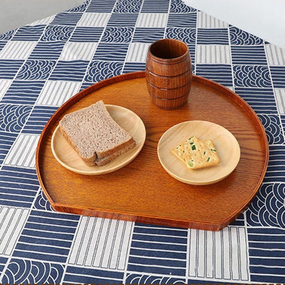 Household Tableware Storage Solid Dinner Plate Serving Tray Kitchen Supplies Semicircle Tray M-dark
Household Tableware Storage Solid Dinner Plate Serving Tray Kitchen Supplies Semicircle Tray M-dark