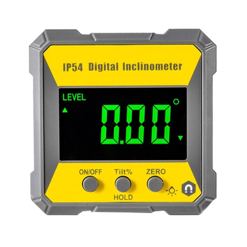 Waterproof Digital Protractor LCD Display Electronic Digital Angles Finder Protractor Inclinometer Magnetic Base IP54
Waterproof Digital Protractor LCD Display Electronic Digital Angles Finder Protractor Inclinometer Magnetic Base IP54