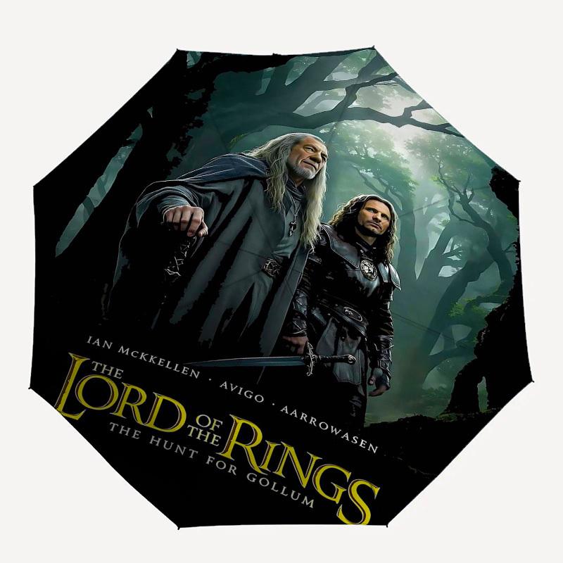 1pc Lord of the Rings Hunt for Gollum Automatic Folding Umbrella - Compact 8-Rib Design, Durable Plastic & Iron1227L
1pc Lord of the Rings Hunt for Gollum Automatic Folding Umbrella - Compact 8-Rib Design, Durable Plastic & Iron1227L