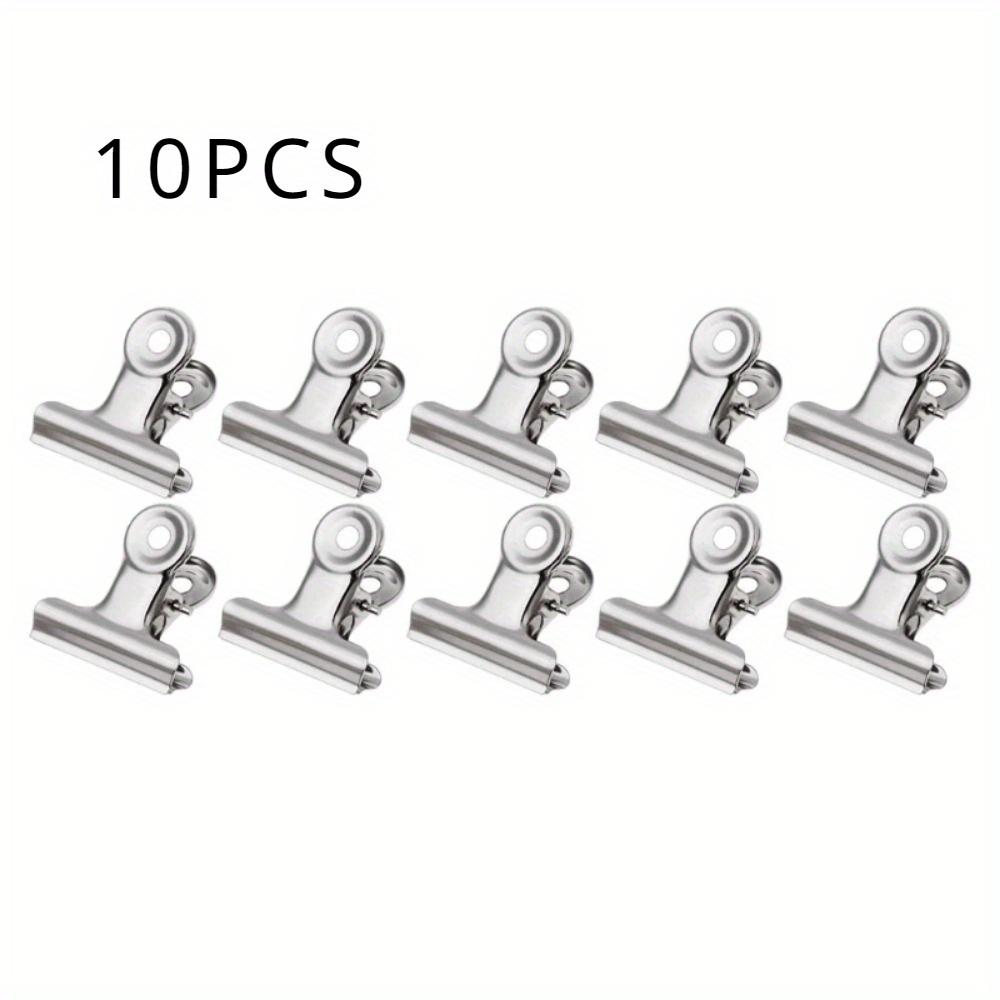 10 шт. зажимов из нержавеющей стали, зажимы для пищевых продуктов, зажимы для бумажных пакетов, запайщик пакетов для документов, запайщик, кухонные гаджеты
10 шт. зажимов из нержавеющей стали, зажимы для пищевых продуктов, зажимы для бумажных пакетов, запайщик пакетов для документов, запайщик, кухонные гаджеты