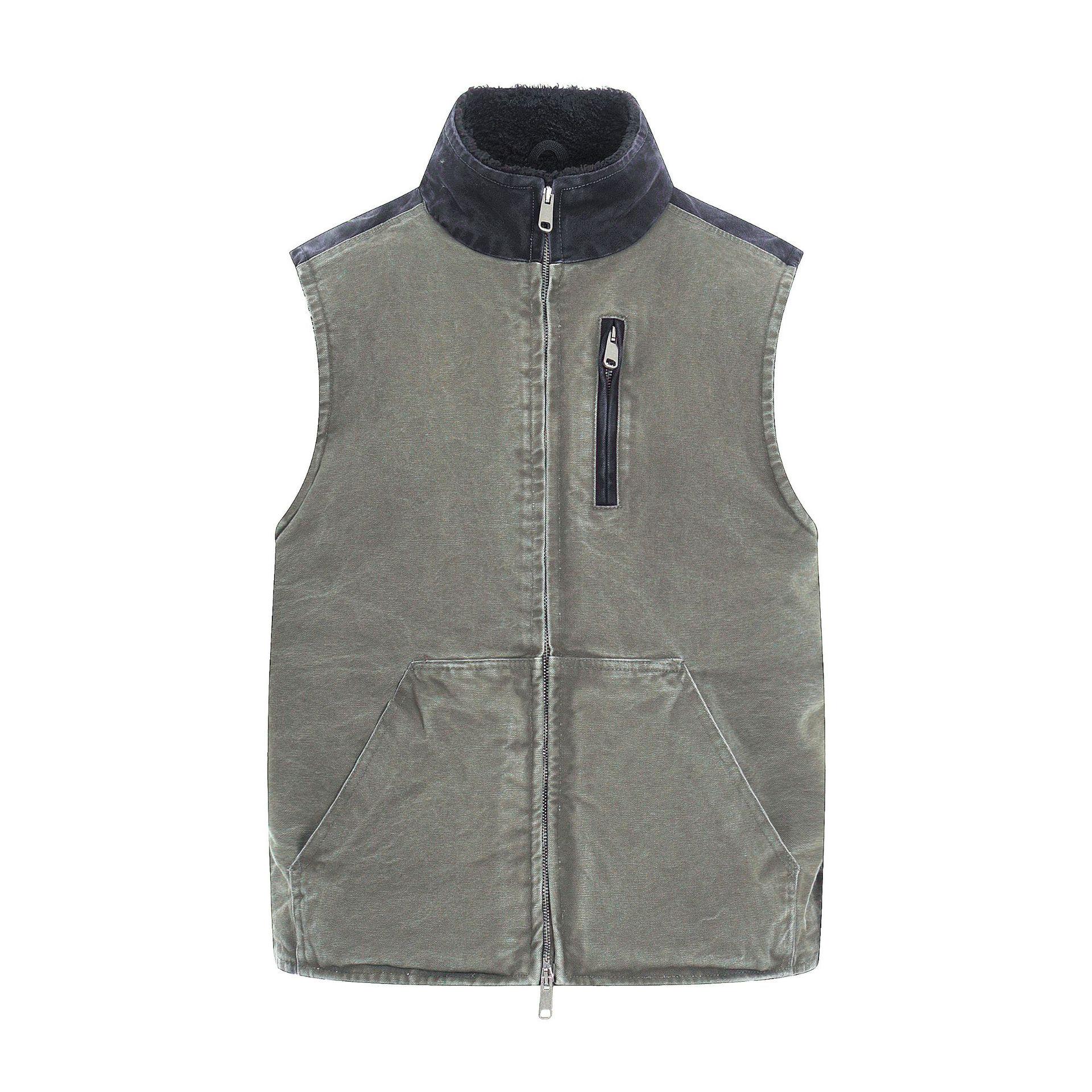 Unisex Retro Lambswool Stand Collar Vest - Thick, Sleeveless, Zipper, Casual Fit L армія зелений колір
Unisex Retro Lambswool Stand Collar Vest - Thick, Sleeveless, Zipper, Casual Fit L армія зелений колір