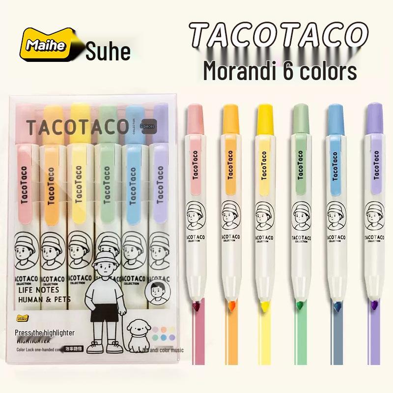 Morandi Retro Fluorescent Highlighter Set for Students - Eye Protection, Bullet Journal Marking
Morandi Retro Fluorescent Highlighter Set for Students - Eye Protection, Bullet Journal Marking