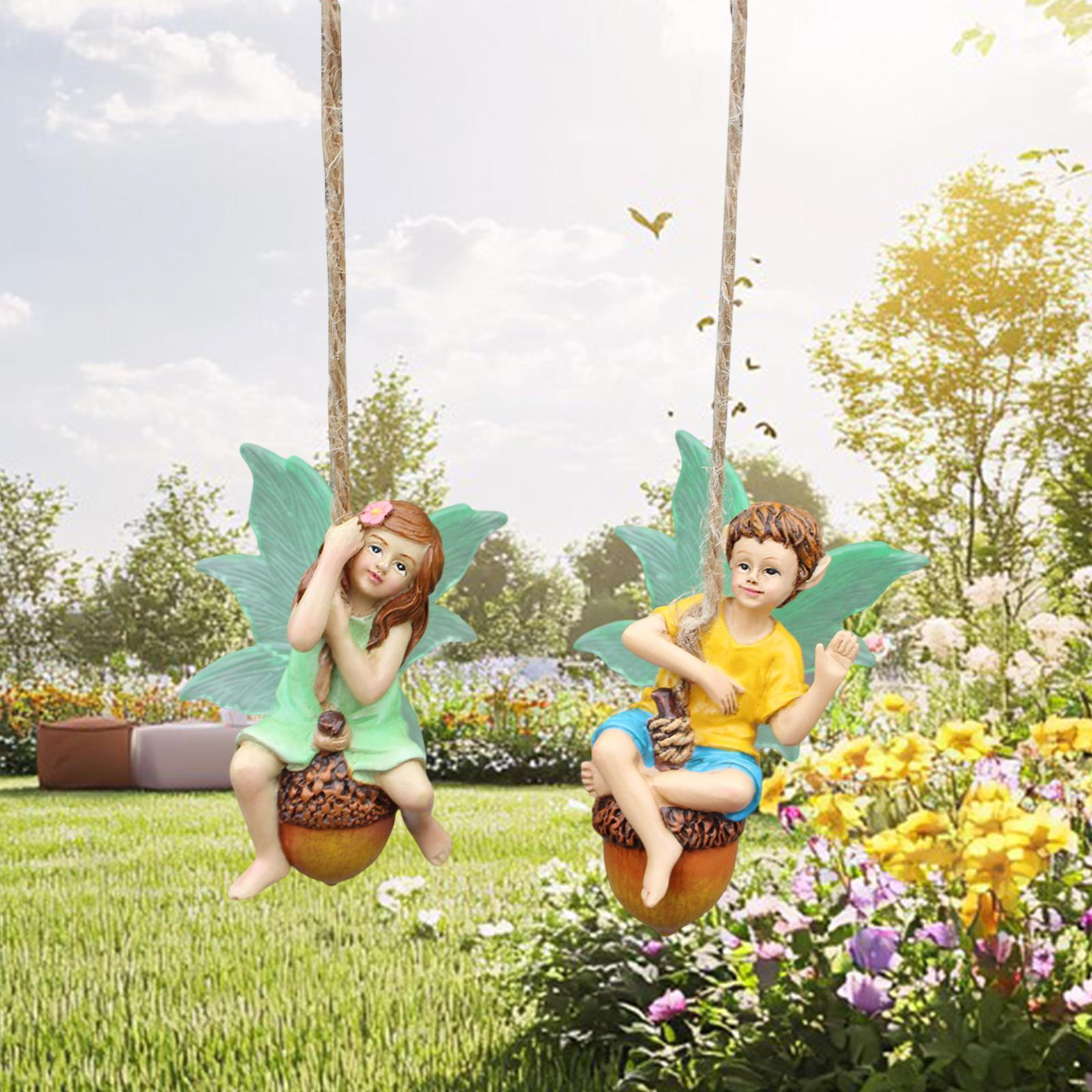 2Pcs Garden Boy Girl Fairy Hanging Decor Gift Artwork Collection Creative Resin
2Pcs Garden Boy Girl Fairy Hanging Decor Gift Artwork Collection Creative Resin