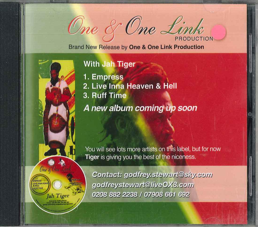 CD JAH TIGER - One&one Link Production GS01 NOT ON LABEL Non Japan Reggae, Ska & Dub Used
CD JAH TIGER - One&one Link Production GS01 NOT ON LABEL Non Japan Reggae, Ska & Dub Used