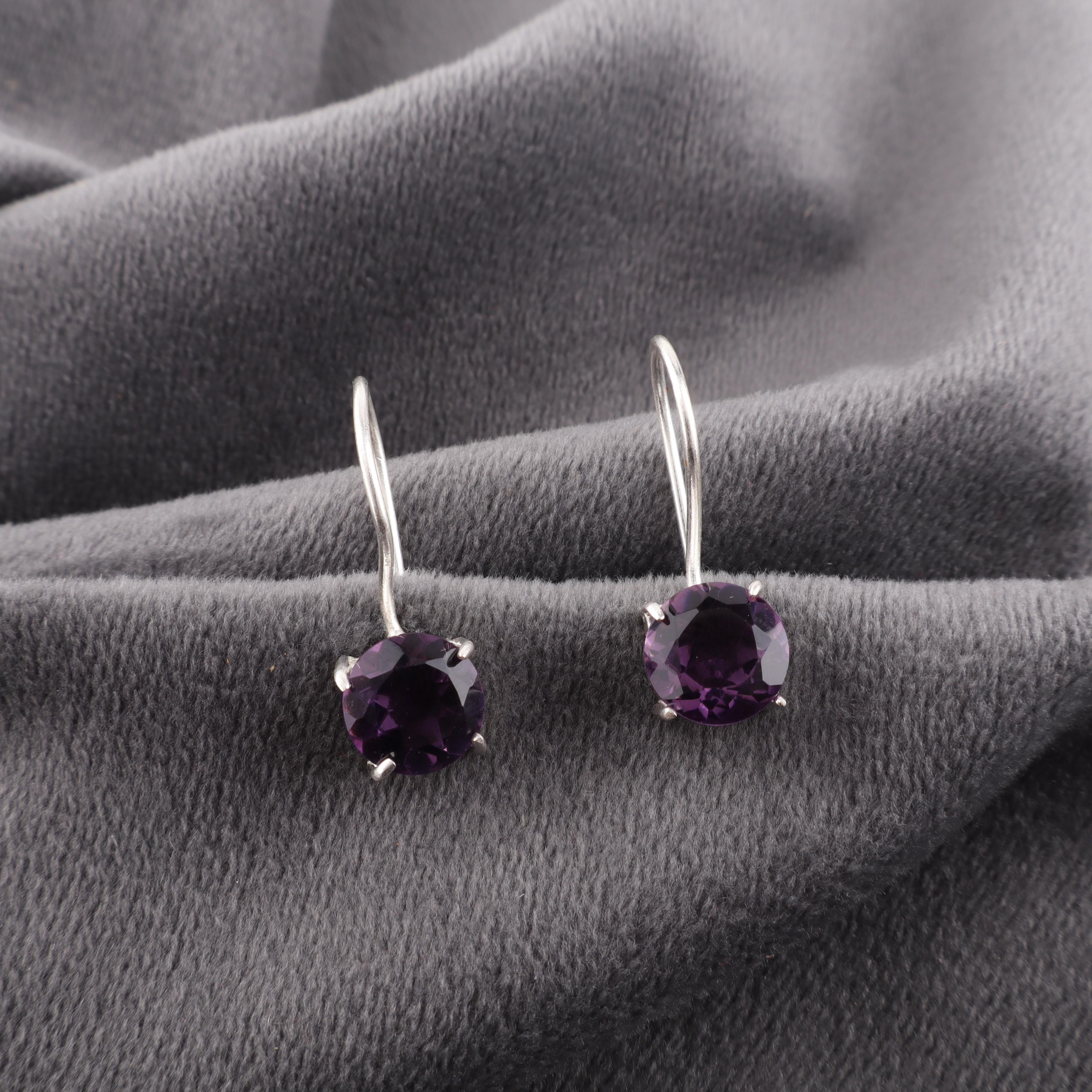 Amethyst Earrings Gemstone Jewelry, 925 Solid Sterling Silver Earrings, Gift For Women Handmade Earrings For Wedding Gift 0.92 inches фіолетовий
Amethyst Earrings Gemstone Jewelry, 925 Solid Sterling Silver Earrings, Gift For Women Handmade Earrings For Wedding Gift 0.92 inches фіолетовий