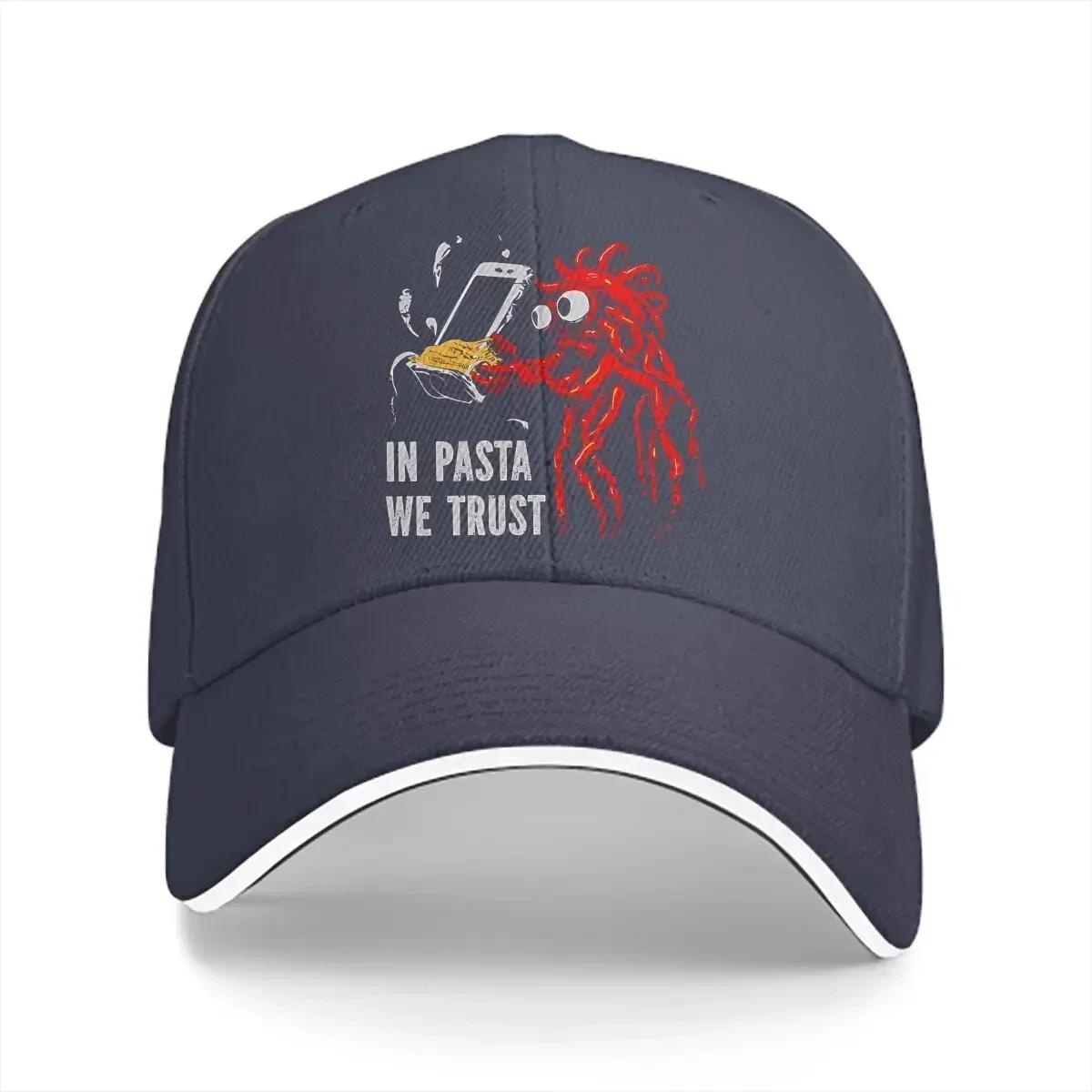 Pasta We Trust Baseball Caps Peaked Cap Flying Spaghetti Sun Shade Hats for Men Women One Size
Pasta We Trust Baseball Caps Peaked Cap Flying Spaghetti Sun Shade Hats for Men Women One Size
