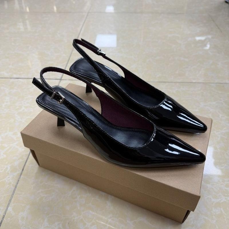 Patent Leather Slingback Pumps Women s Pointed Toe Kitten Heel Shoes Elegant Office Party Dress Shoes for Women 41 чорний
Patent Leather Slingback Pumps Women s Pointed Toe Kitten Heel Shoes Elegant Office Party Dress Shoes for Women 41 чорний