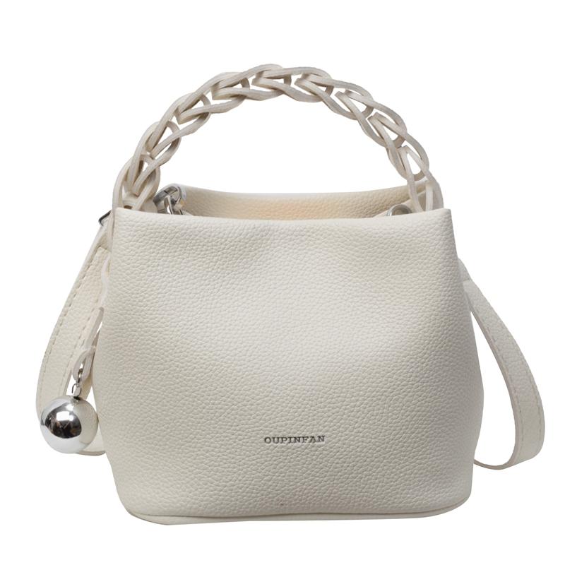 Elegant Mini Crossbody Bag Women Leather Bucket Bag with Braided Top Handle and Ball Accent for Casual Outings 18 × 10 × 14 cm бежевий
Elegant Mini Crossbody Bag Women Leather Bucket Bag with Braided Top Handle and Ball Accent for Casual Outings 18 × 10 × 14 cm бежевий