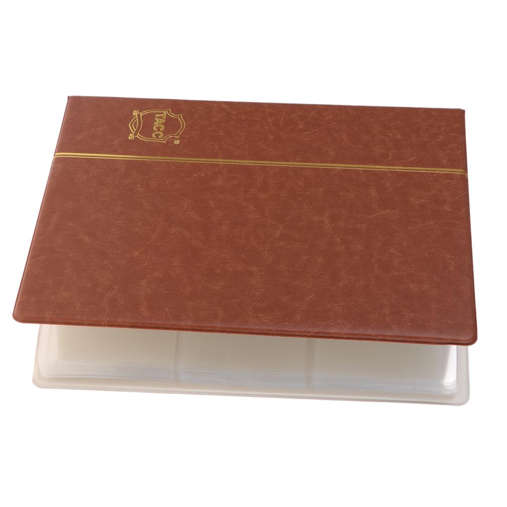 Leather Paper Money Collection Album 60 Pockets Bill Note Book Holder коричневий
Leather Paper Money Collection Album 60 Pockets Bill Note Book Holder коричневий