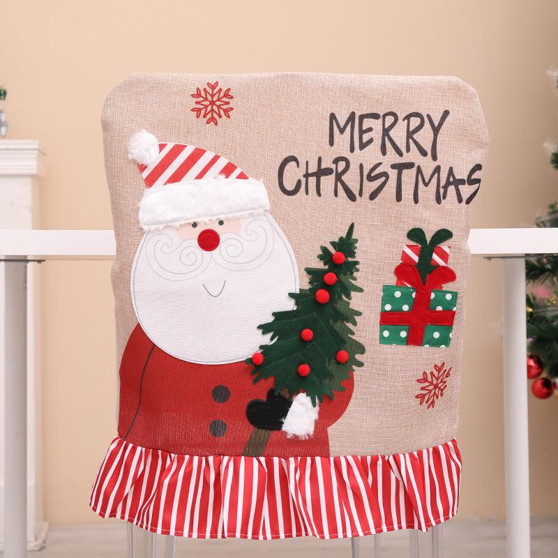 New Hemp Cloth Christmas Chair Decoration Set Santa Claus Cartoon Chair Set Christmas Decoration Supplies christmas chair cover
New Hemp Cloth Christmas Chair Decoration Set Santa Claus Cartoon Chair Set Christmas Decoration Supplies christmas chair cover