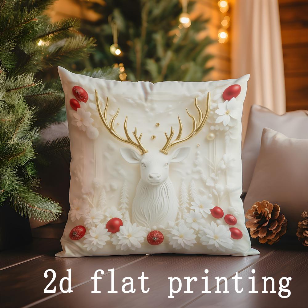Home Decor Christmas-themed Decorative Printed Pillow Covers Pattern Cushion Cover Suitable for Sofa Bedroom Car Pillow Cover 16x16Inch
Home Decor Christmas-themed Decorative Printed Pillow Covers Pattern Cushion Cover Suitable for Sofa Bedroom Car Pillow Cover 16x16Inch