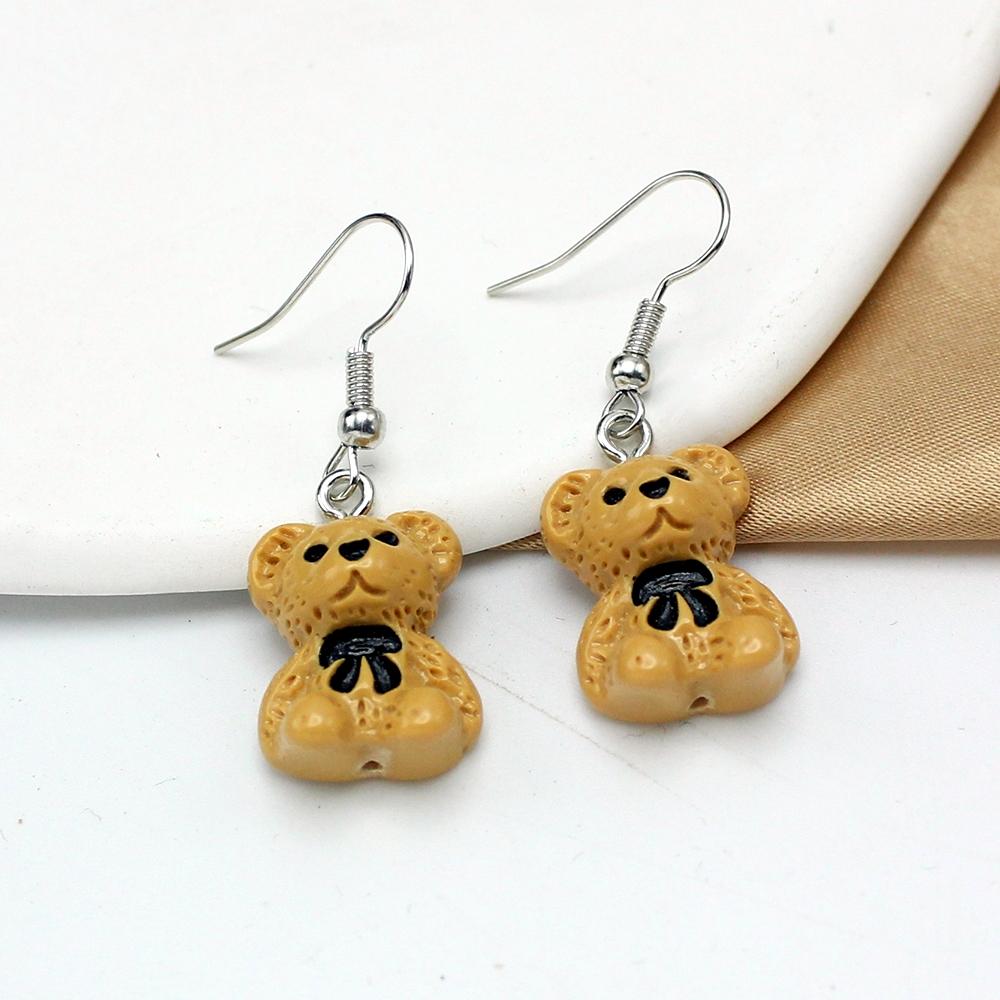 3D Little Bear Dangle Earring for Women Simple Cute Personality Resin Transparent Brown Acrylic Ear Zircon Wholesale Girl Gift
3D Little Bear Dangle Earring for Women Simple Cute Personality Resin Transparent Brown Acrylic Ear Zircon Wholesale Girl Gift