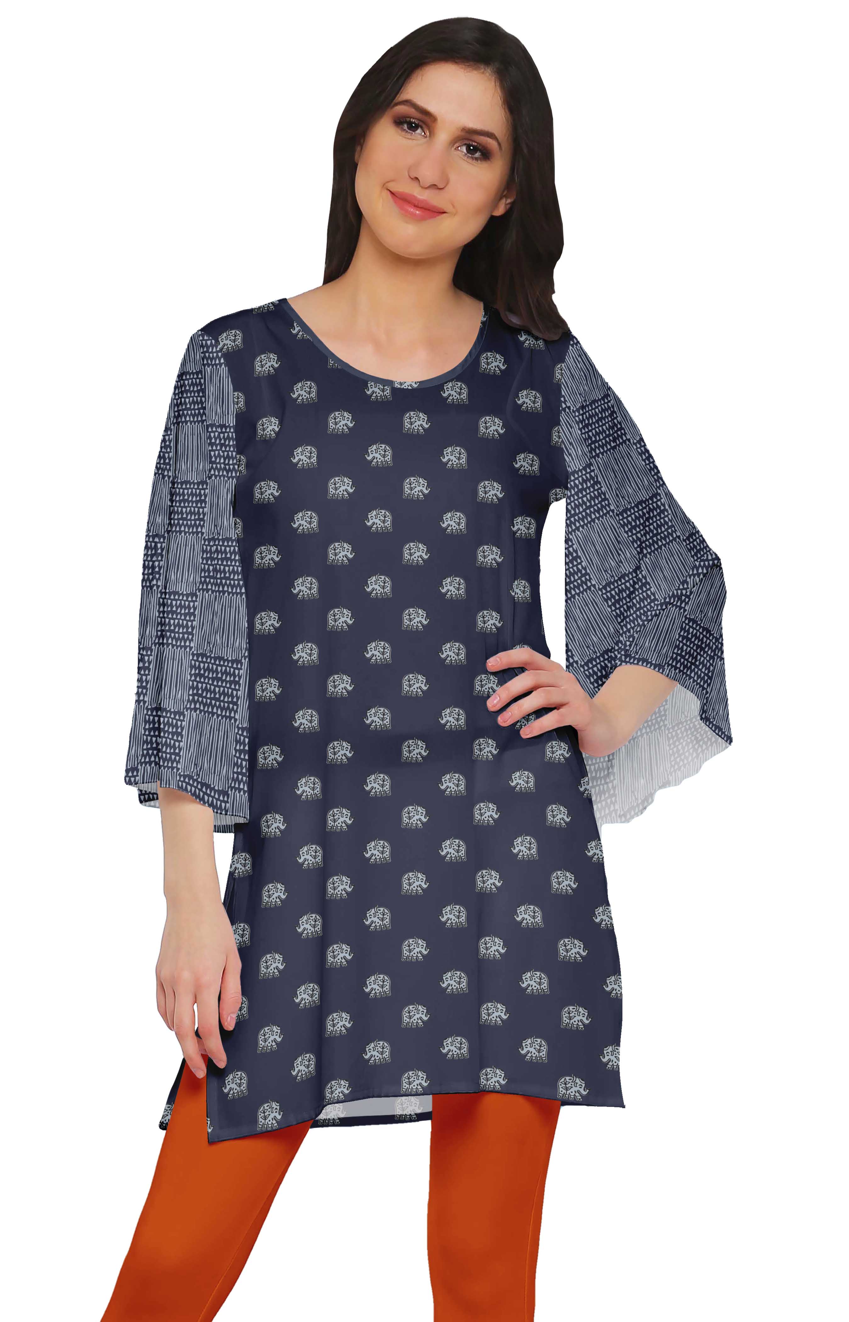 Moomaya Vestido Corto Kurti T nica De Crep De Poli Cuello Redondo Mini XS синій
Moomaya Vestido Corto Kurti T nica De Crep De Poli Cuello Redondo Mini XS синій