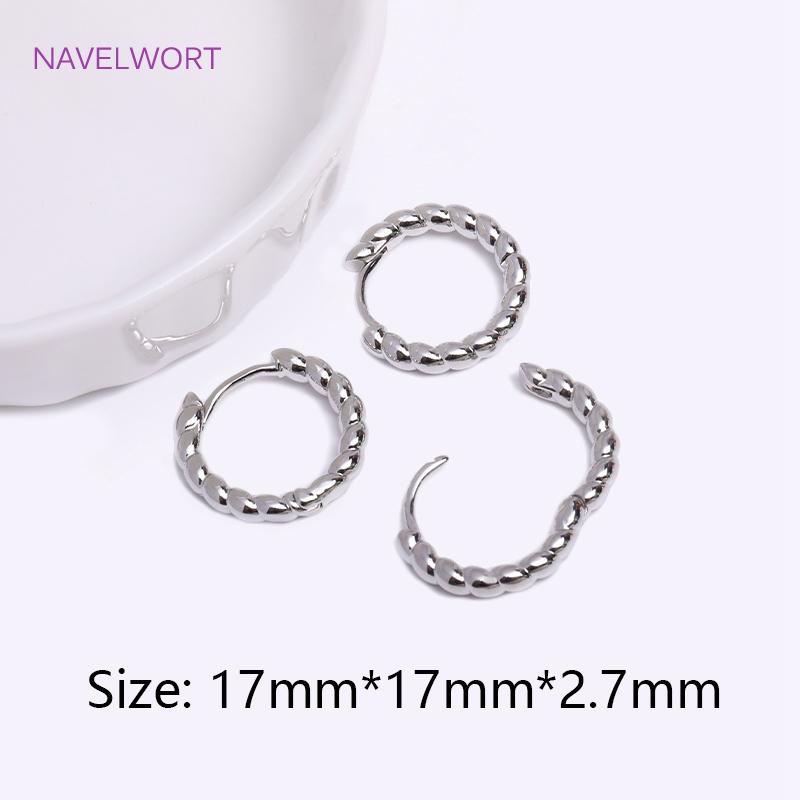 Trendy Geometric Huggies Earrings Hoop Earring,Brass Inlaid Zircon Twist Round Earring Fashion Jewelry Party Gifts For Women 2 pieces
Trendy Geometric Huggies Earrings Hoop Earring,Brass Inlaid Zircon Twist Round Earring Fashion Jewelry Party Gifts For Women 2 pieces