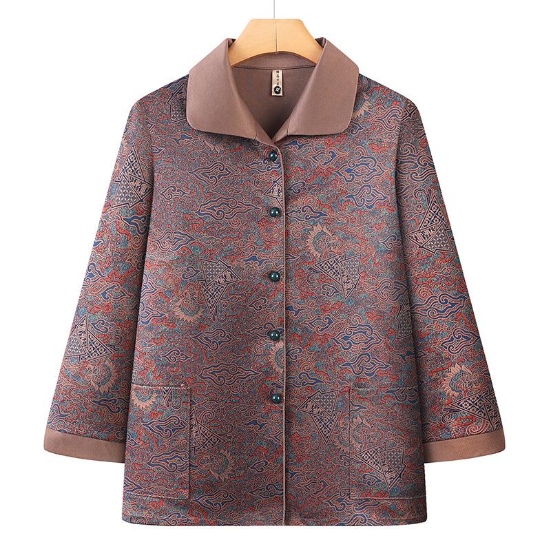 Spring & Autumn Lightweight Tops for Middle-Aged Women: Long-Sleeve Shirts & Jackets XL (suggested for 80-105 jin)
Spring & Autumn Lightweight Tops for Middle-Aged Women: Long-Sleeve Shirts & Jackets XL (suggested for 80-105 jin)