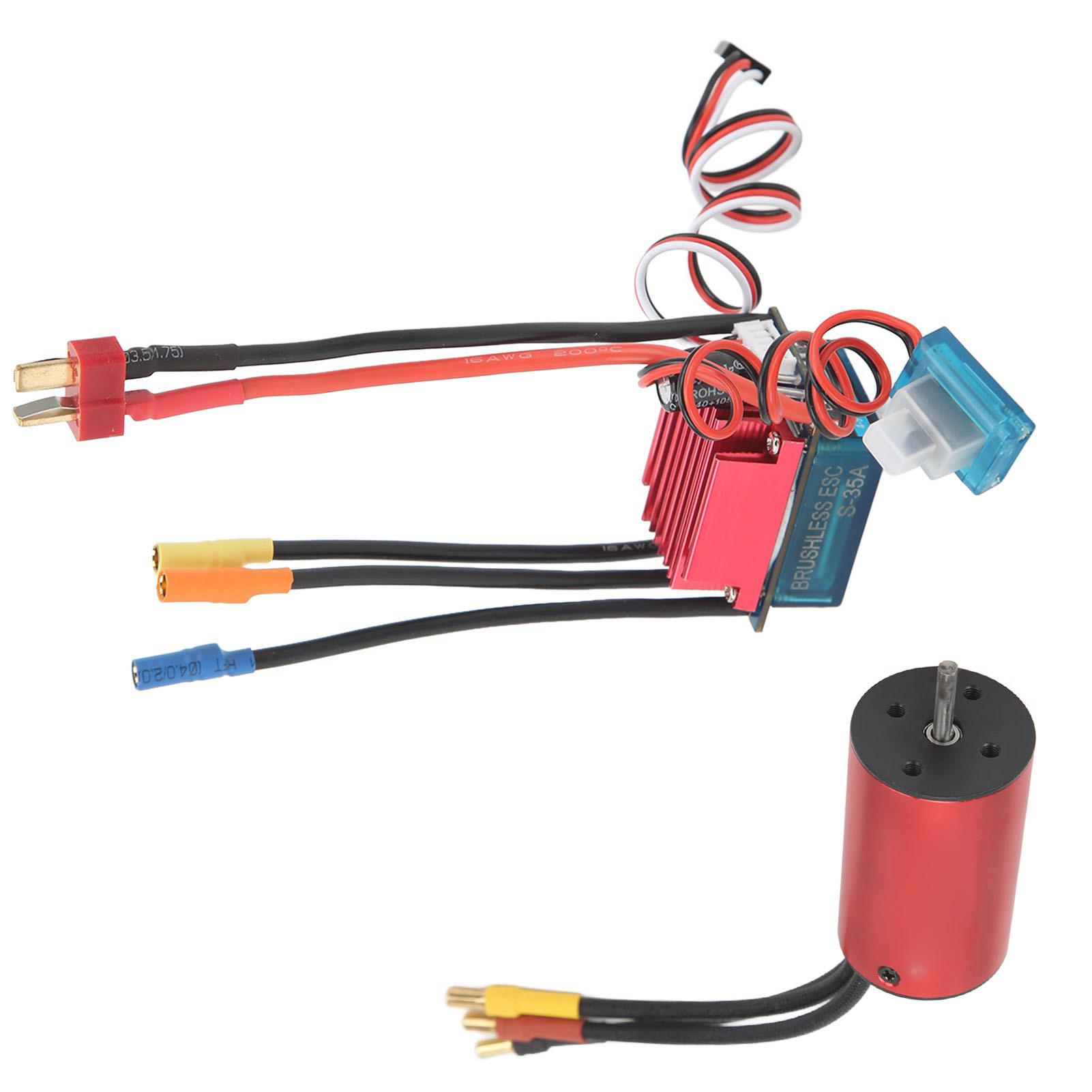 2845 2800KV Waterproof Brushless Motor and ESC Set CNC Machining Multiple Protection Brushless Motor with 35A ESC Kit
2845 2800KV Waterproof Brushless Motor and ESC Set CNC Machining Multiple Protection Brushless Motor with 35A ESC Kit
