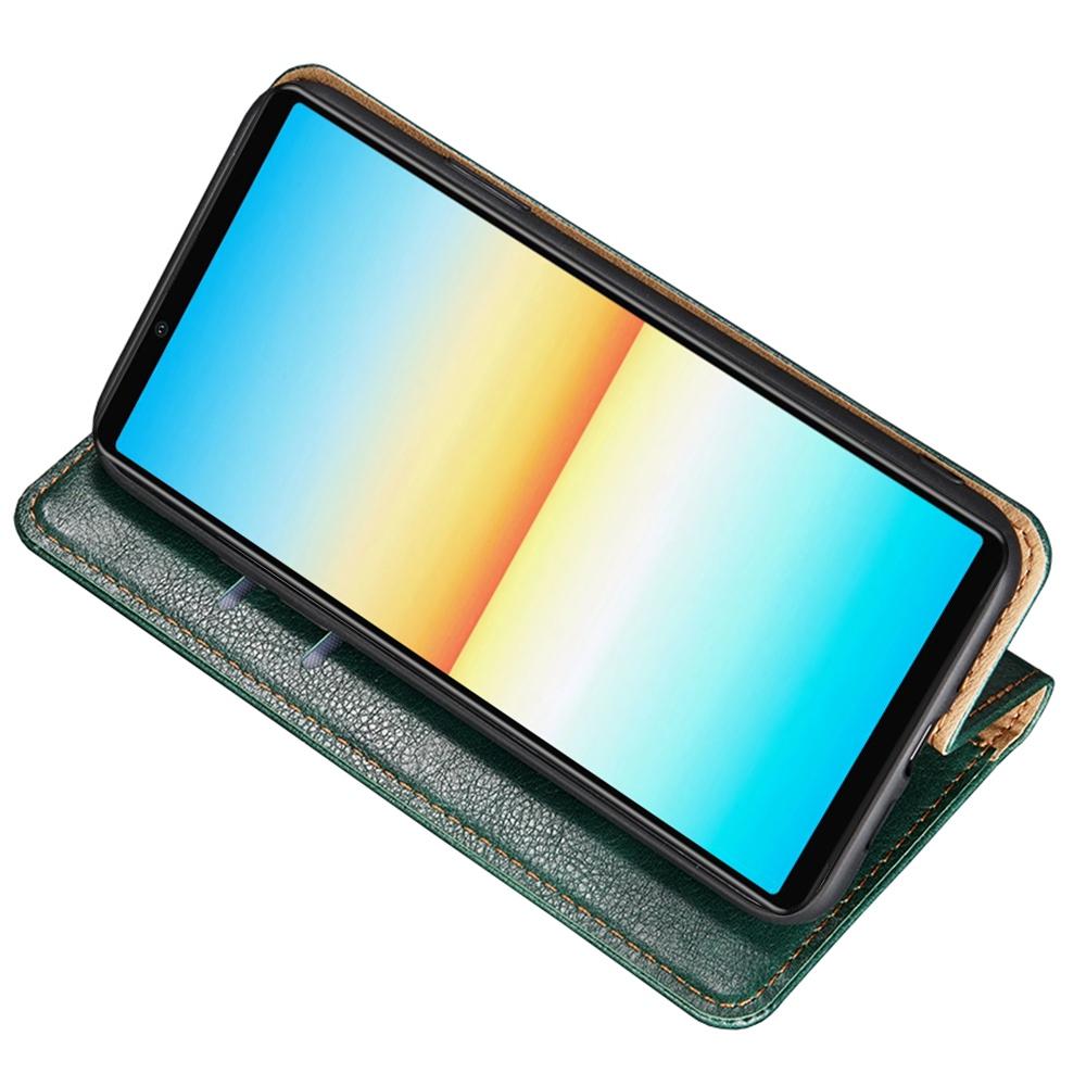 For Sony Xperia 10 IV Anti-scratch PU Leather+TPU Stand Phone Cover Wallet Magnetic Auto Closure Protector Green
For Sony Xperia 10 IV Anti-scratch PU Leather+TPU Stand Phone Cover Wallet Magnetic Auto Closure Protector Green