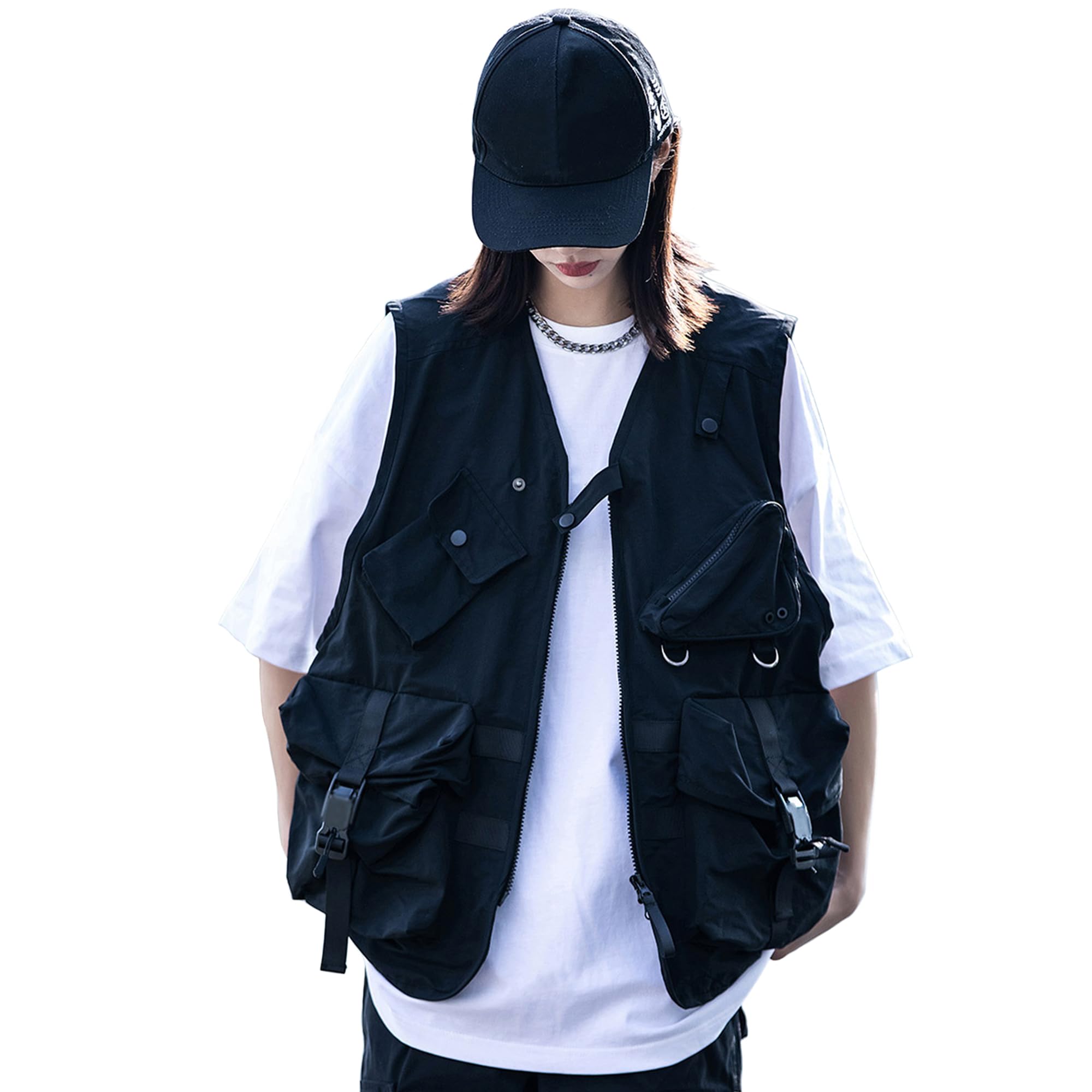 ZORZIND Уличный черный функциональный ветрозащитный сетчатый жилет для и стильный жилет и комплект для ношения Рыбалка, альпинизм, фотография, кемпинг, футболка (2 чёрный
ZORZIND Уличный черный функциональный ветрозащитный сетчатый жилет для и стильный жилет и комплект для ношения Рыбалка, альпинизм, фотография, кемпинг, футболка (2 чёрный