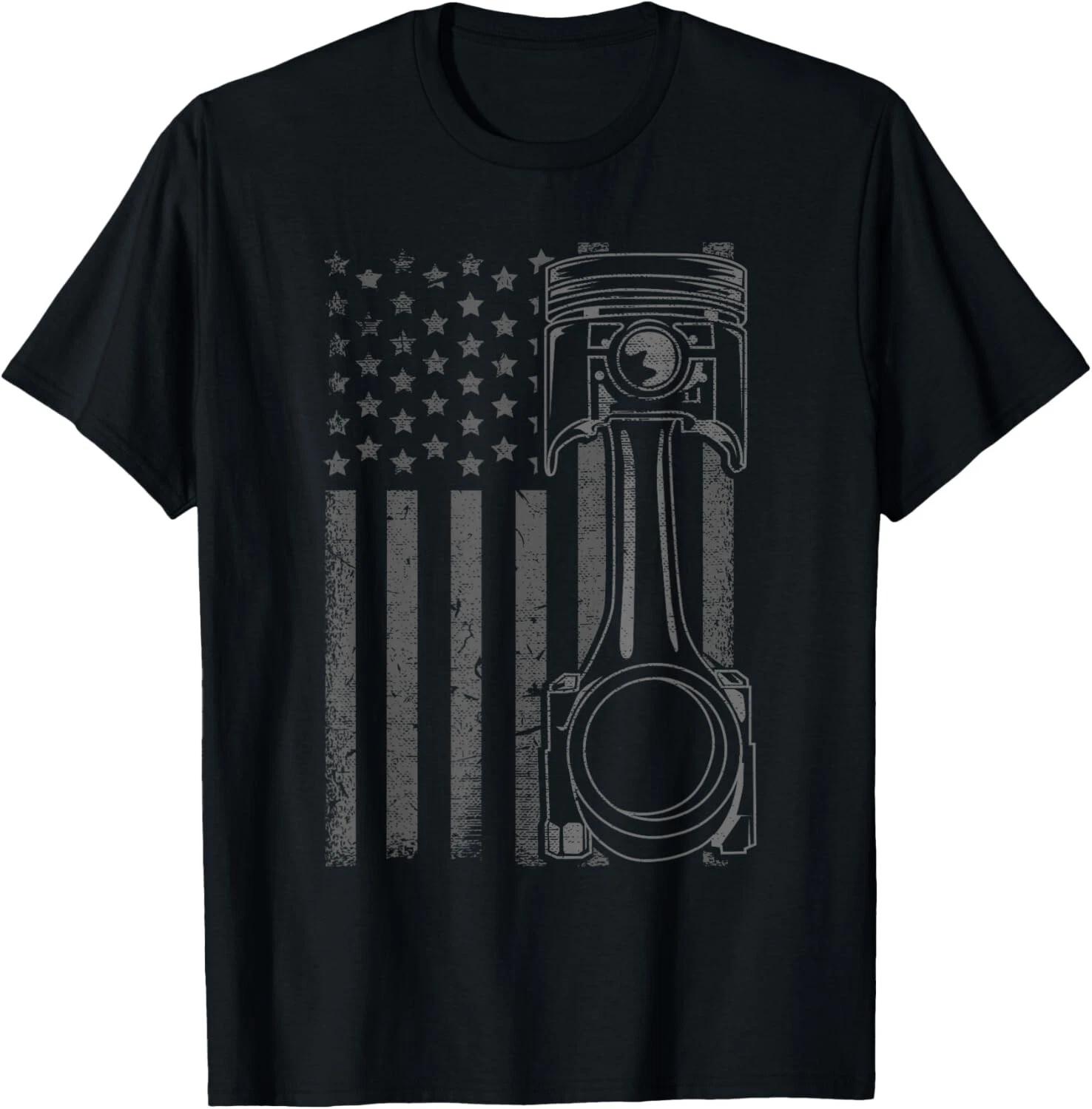 Vintage American Flag Piston Funny Muscle Car Mechanic Gift Unisex T-Shirt L
Vintage American Flag Piston Funny Muscle Car Mechanic Gift Unisex T-Shirt L