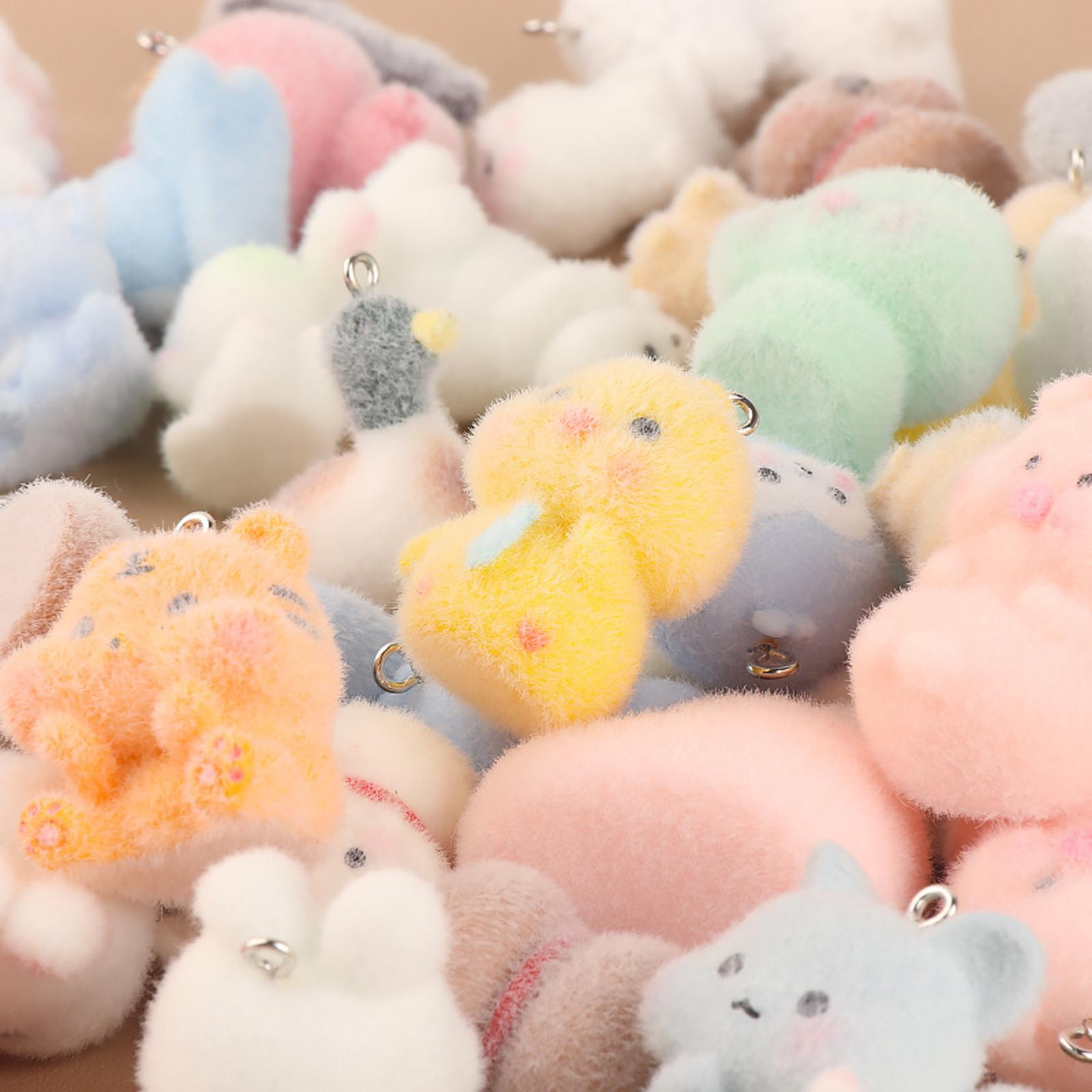 Resin Flocking Cute Three-dimensional Keychain Pendant Car Key Chain Pendant Bag Pendant One Size білий
Resin Flocking Cute Three-dimensional Keychain Pendant Car Key Chain Pendant Bag Pendant One Size білий