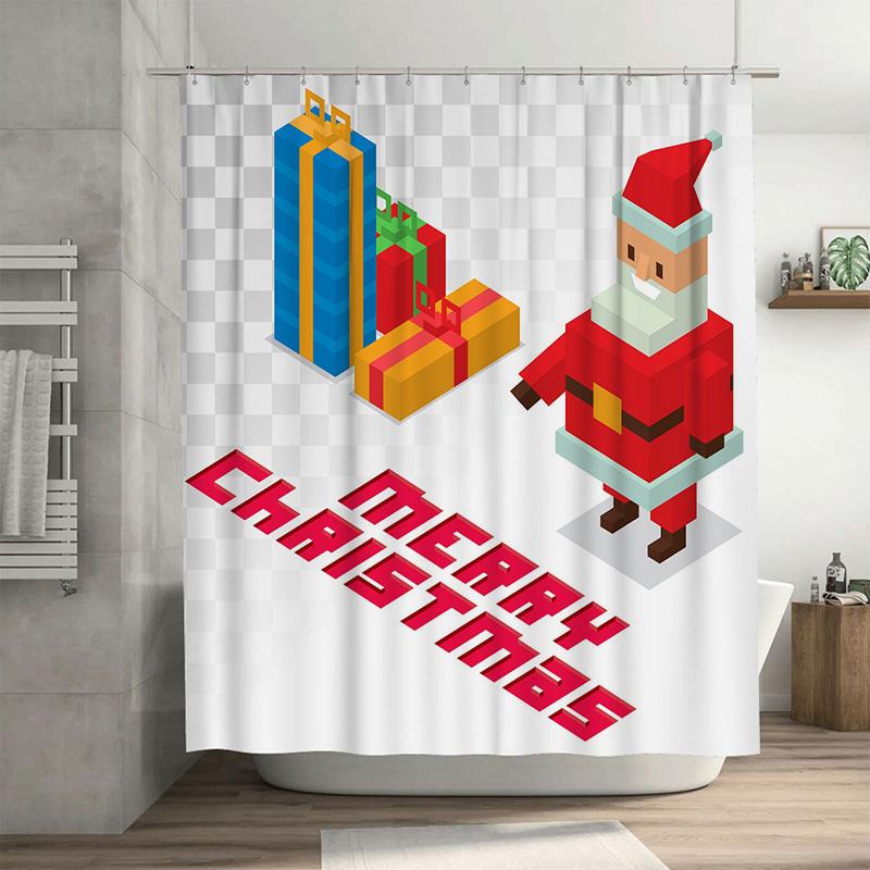 Tu Christmas Shower Curtain Pixel Art Santa Claus Festive Holiday Bathroom Decor Gift Pattern Modern Waterproof Fabric W60H190(CM)-1 Pcs
Tu Christmas Shower Curtain Pixel Art Santa Claus Festive Holiday Bathroom Decor Gift Pattern Modern Waterproof Fabric W60H190(CM)-1 Pcs