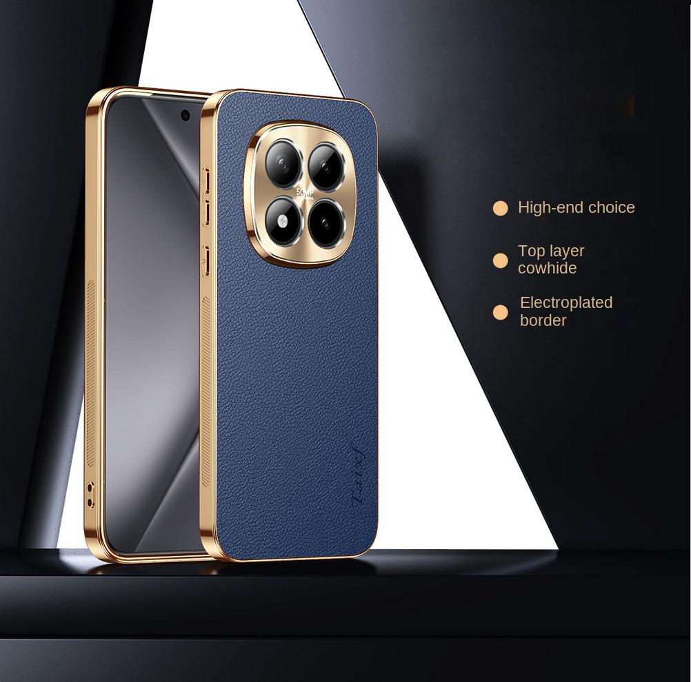 First Layer of Cowhide Lychee Texture Electroplated Frame Phone Case For Xiaomi Redmi Note 15 Pro + 15 14 Pro 13 Turbo 4 Cover Redmi note 15 pro+ 5g
First Layer of Cowhide Lychee Texture Electroplated Frame Phone Case For Xiaomi Redmi Note 15 Pro + 15 14 Pro 13 Turbo 4 Cover Redmi note 15 pro+ 5g