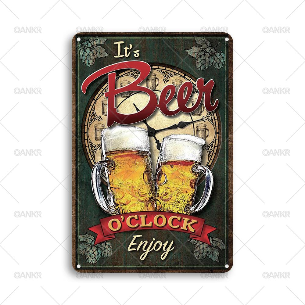 Vintage Pub Bar Club Decor Poster Metal Tin Sign It Beer Oclock Enjoy Metal Signs for Backyard Restaurant Home Art Wall Decor 20x30cm
Vintage Pub Bar Club Decor Poster Metal Tin Sign It Beer Oclock Enjoy Metal Signs for Backyard Restaurant Home Art Wall Decor 20x30cm