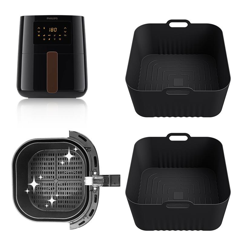 17см Силиконовая форма для аэрофритюрницы для для Philips HD9252 HD9200 HD9255 Аксессуары для аэрофритюрницы Совместимость с аэрофритюрницей 4-5 л чёрный
17см Силиконовая форма для аэрофритюрницы для для Philips HD9252 HD9200 HD9255 Аксессуары для аэрофритюрницы Совместимость с аэрофритюрницей 4-5 л чёрный