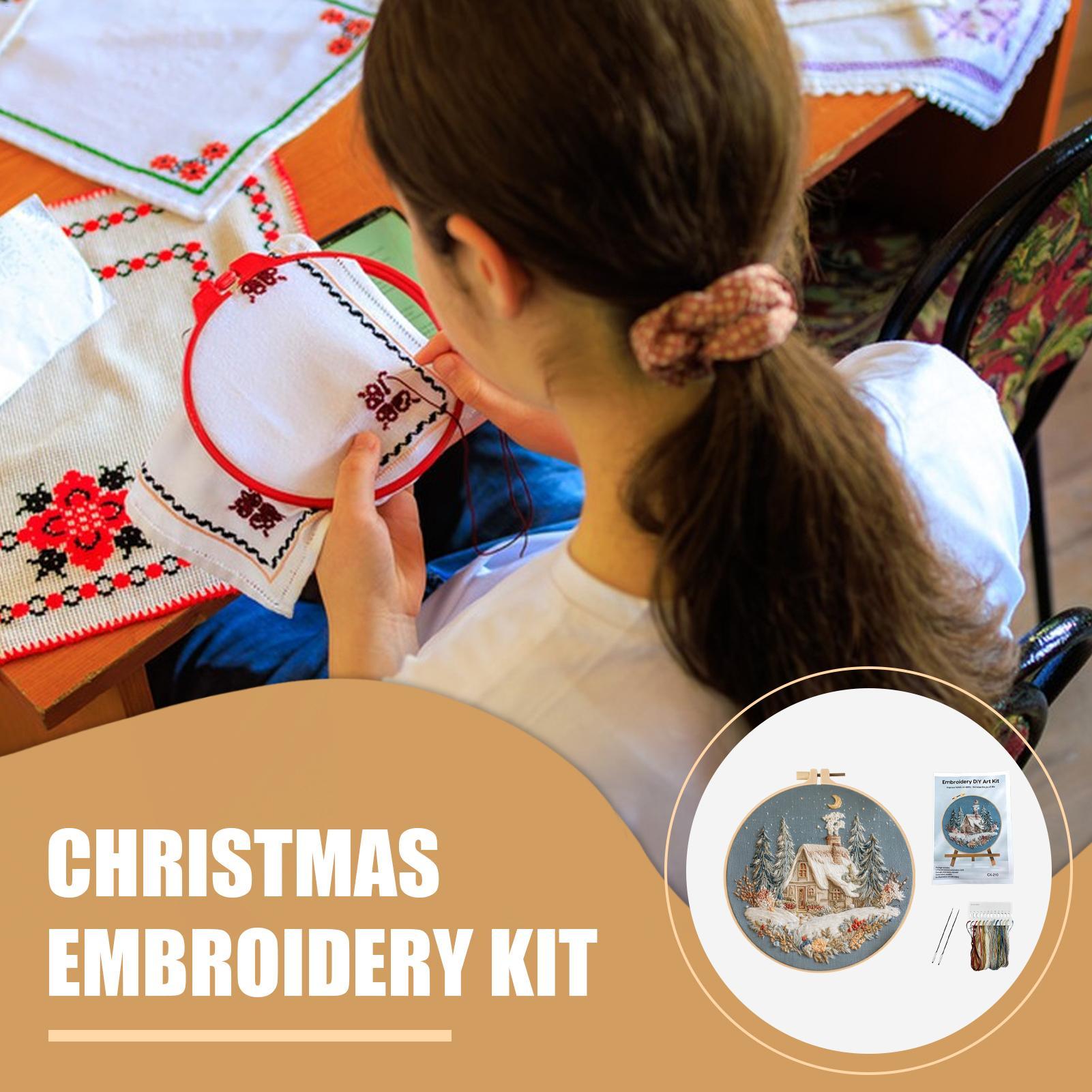 Christmas Hand Embroidery Set Christmas Embroidery Kit With Pattern Winter Holiday Decoration Crafting Accessories For Rainy Day China Mainland
Christmas Hand Embroidery Set Christmas Embroidery Kit With Pattern Winter Holiday Decoration Crafting Accessories For Rainy Day China Mainland