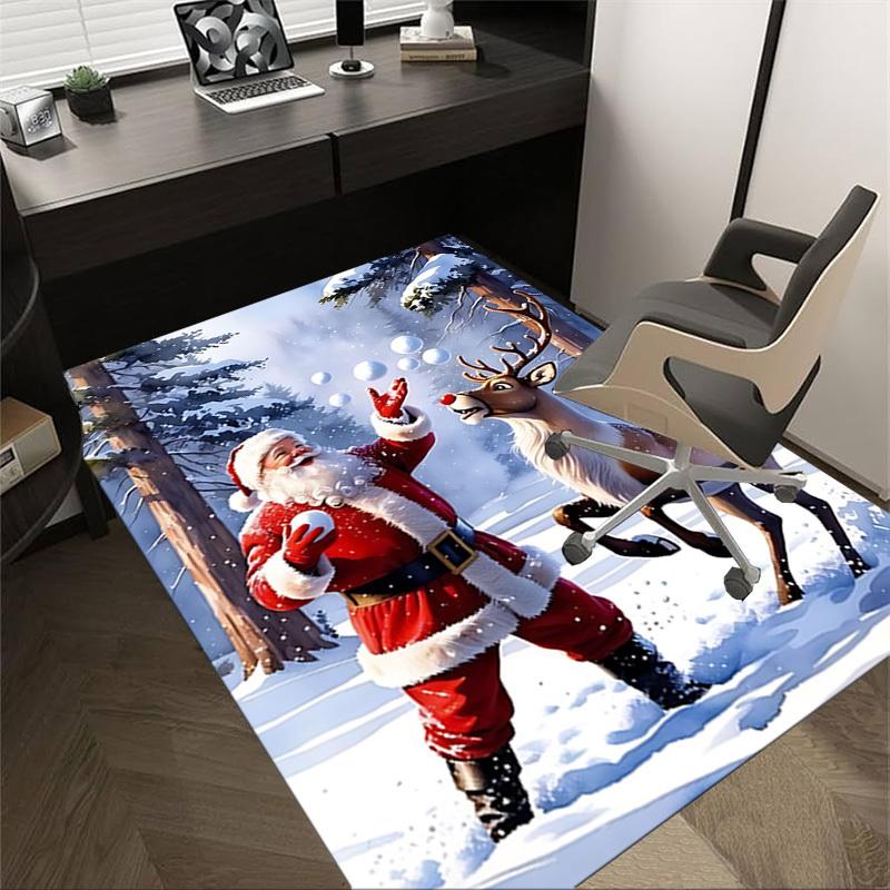 1pc Santa Claus Snowballs Carpet Office Rug Outdoor Mat Home Decor Area Carpet Festival Gift Office desk chair carpet 60cm by 90cm
1pc Santa Claus Snowballs Carpet Office Rug Outdoor Mat Home Decor Area Carpet Festival Gift Office desk chair carpet 60cm by 90cm