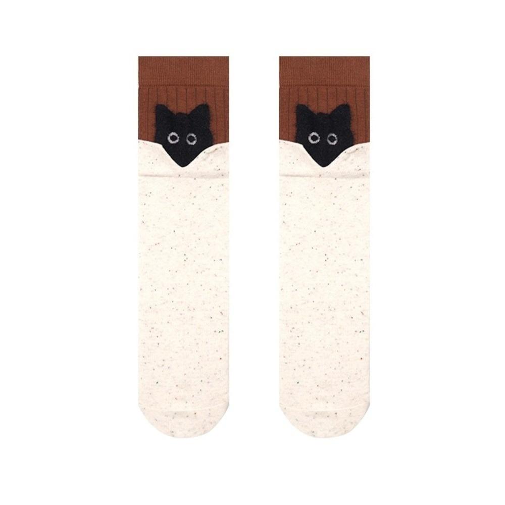 Comfortable Cat Cotton Socks Sweat Absorbing Breathable Couples Sock Cartoon Mid Tube Socks for Women Girls One Size бежевий
Comfortable Cat Cotton Socks Sweat Absorbing Breathable Couples Sock Cartoon Mid Tube Socks for Women Girls One Size бежевий