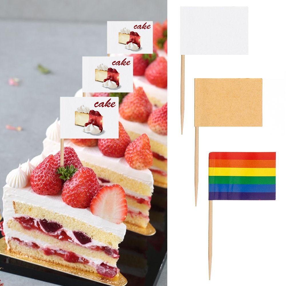 100PCS DIY Fruit Picks Food Labels Toothpick Flags Cocktail Sticks Cake Flag Cheese Labels
100PCS DIY Fruit Picks Food Labels Toothpick Flags Cocktail Sticks Cake Flag Cheese Labels