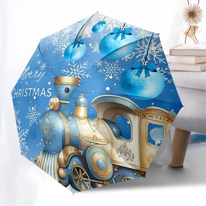 1pc Snowman Purple Hat & Scarf Design Automatic Opening Umbrella, Portable 3-Fold Design, 8-Bone Iron Frame, Outdoor, Festive Gift for Fans, Travelers
1pc Snowman Purple Hat & Scarf Design Automatic Opening Umbrella, Portable 3-Fold Design, 8-Bone Iron Frame, Outdoor, Festive Gift for Fans, Travelers