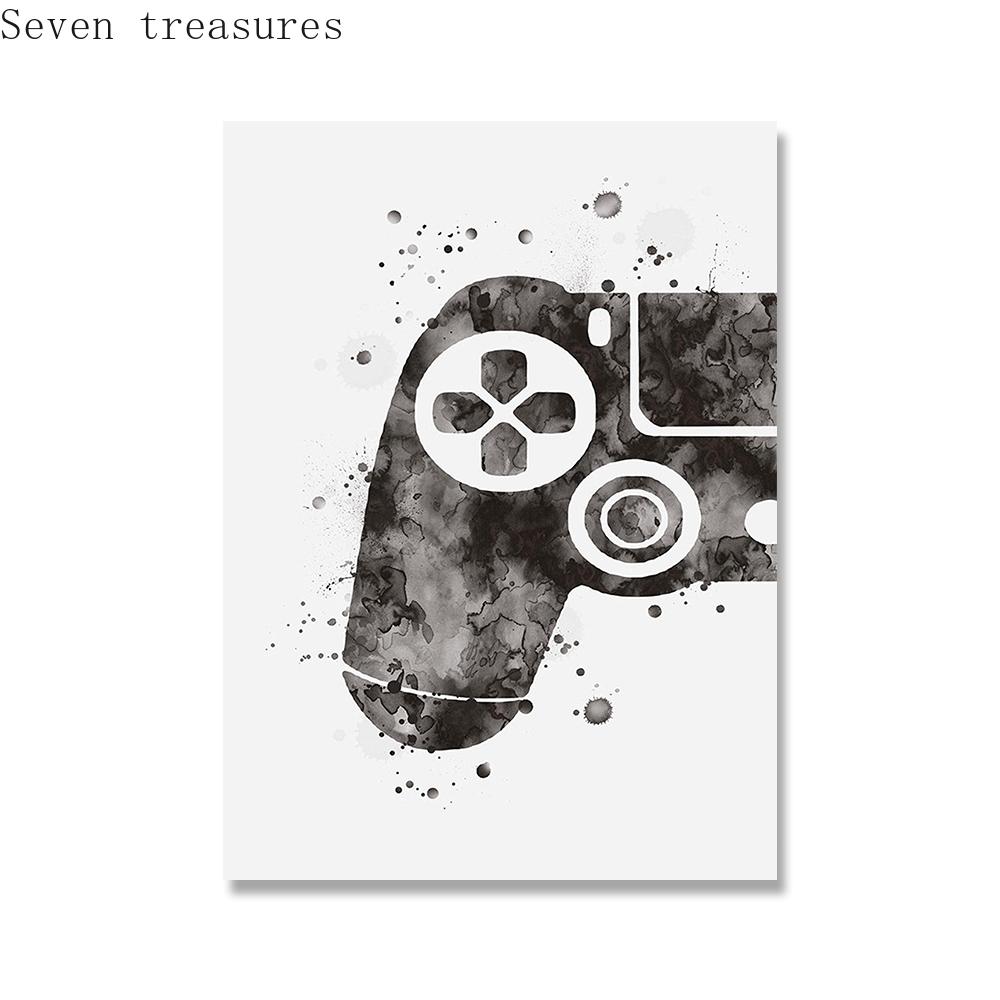 Gamepad Illustration for Kids Room, Boys Game Posters, Wall Art, Canvas Painting Prints, Room Decoration, Pictures, Joystick 21x30cm No Framed
Gamepad Illustration for Kids Room, Boys Game Posters, Wall Art, Canvas Painting Prints, Room Decoration, Pictures, Joystick 21x30cm No Framed