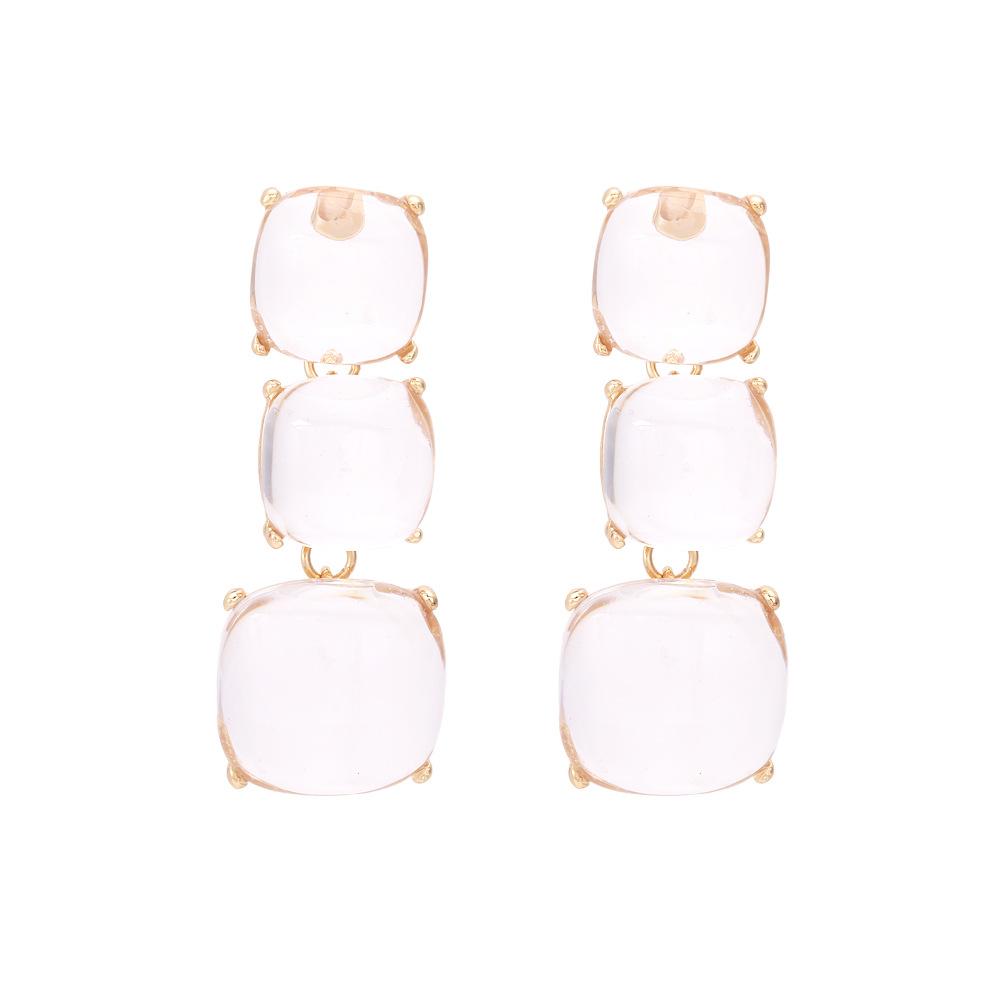 Retro Exaggerated Colorful Geometric Square Gold Trim Transparent Resin Long Dangle Earrings for Women Fashion Artistic Jewelry
Retro Exaggerated Colorful Geometric Square Gold Trim Transparent Resin Long Dangle Earrings for Women Fashion Artistic Jewelry