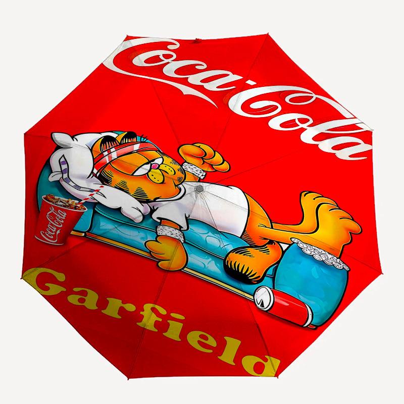 1pc Garfield Coca-Cola Automatic Open Close Umbrella with 8-Rib Windproof Canopy Compact Portable Travel Umbrella10287
1pc Garfield Coca-Cola Automatic Open Close Umbrella with 8-Rib Windproof Canopy Compact Portable Travel Umbrella10287