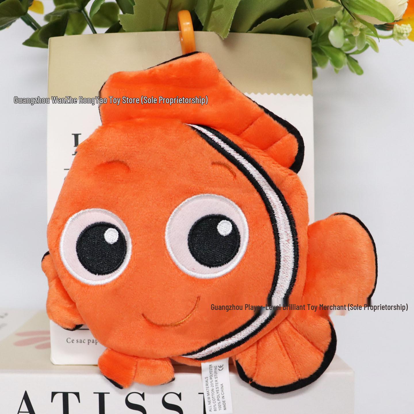 Finding Nemo Clownfish Plush Coin Purse & Card Holder Pendant 15cm
Finding Nemo Clownfish Plush Coin Purse & Card Holder Pendant 15cm