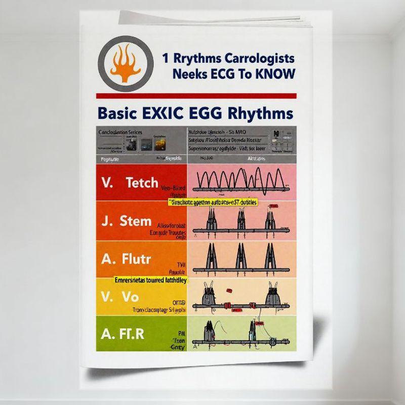 Medical ECG Rhythms Educational Metal Tin Sign - Color-Coded Basic ECG Rhythm Categories with Diagrams, for Doctor Office, Clini 20x30cm(7.8x11.8inch)
Medical ECG Rhythms Educational Metal Tin Sign - Color-Coded Basic ECG Rhythm Categories with Diagrams, for Doctor Office, Clini 20x30cm(7.8x11.8inch)