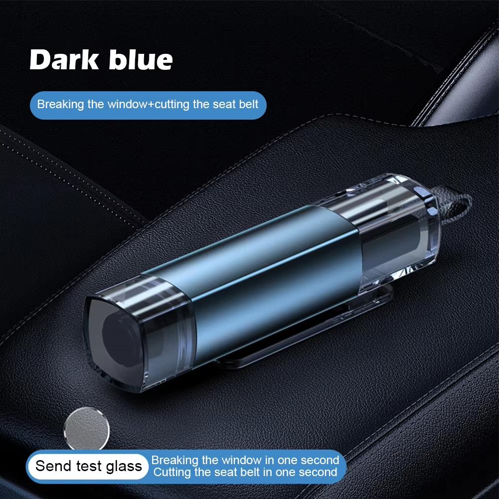 New Car Safety Hammer Emergency Glass Breaker Seat Belt Cutter High Hardness Tungsten Steel 2 in 1 Rescue Tool Auto Accessories синій
New Car Safety Hammer Emergency Glass Breaker Seat Belt Cutter High Hardness Tungsten Steel 2 in 1 Rescue Tool Auto Accessories синій