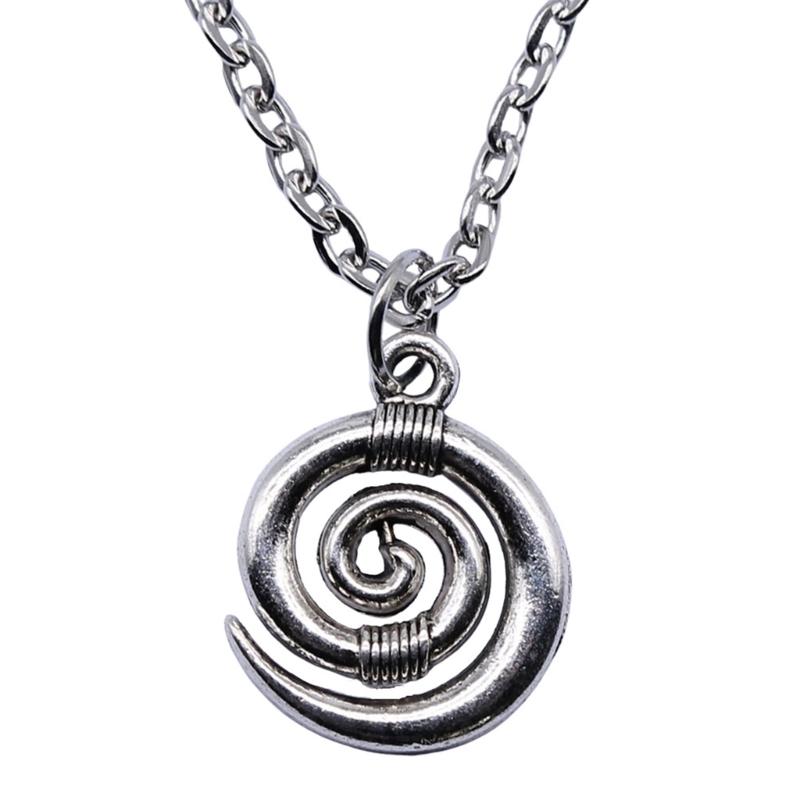 Fashion Simple Necklace Vintage Antique Silver Color Vortex Symbol Pendant Necklace 15x19mm Durable Alloy Neck Chain 1
Fashion Simple Necklace Vintage Antique Silver Color Vortex Symbol Pendant Necklace 15x19mm Durable Alloy Neck Chain 1