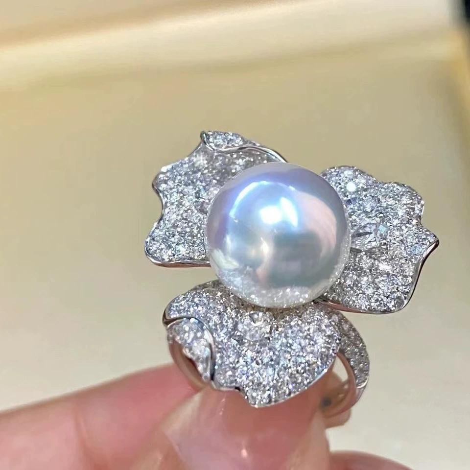 Fashion Flower Charming Water Pearl Rings for Women Elegant Temperament Sterling Silver Finger Accessories Wedding resizable срібний
Fashion Flower Charming Water Pearl Rings for Women Elegant Temperament Sterling Silver Finger Accessories Wedding resizable срібний