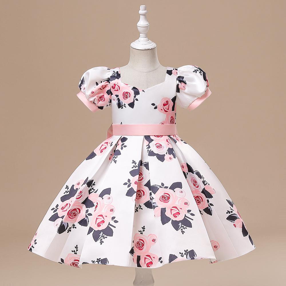 2026 Spring Puff Sleeve Princess Birthday Dress for Girls 140cm белый
2026 Spring Puff Sleeve Princess Birthday Dress for Girls 140cm белый
