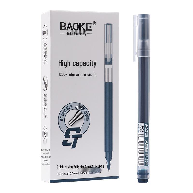 BaoKe PC5238 Large-Capacity 0.5mm Blue-Black Neutral Ink Prescription Pen for Nurses 0.5mm
BaoKe PC5238 Large-Capacity 0.5mm Blue-Black Neutral Ink Prescription Pen for Nurses 0.5mm