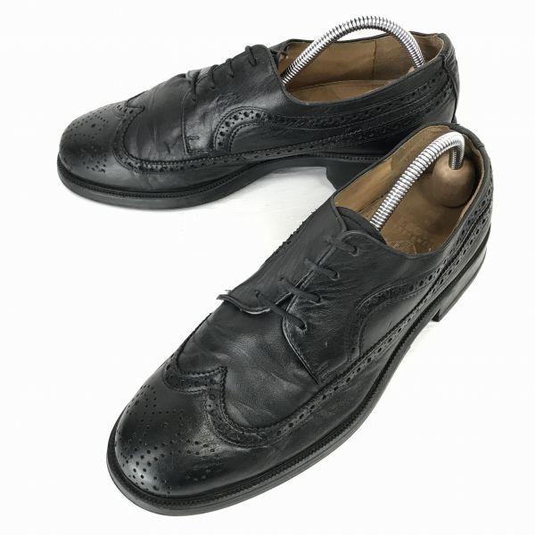 Lloyd Heavy Leather Wingtip 25.5 Black Dress Shoes Made in Germany
Lloyd Heavy Leather Wingtip 25.5 Black Dress Shoes Made in Germany