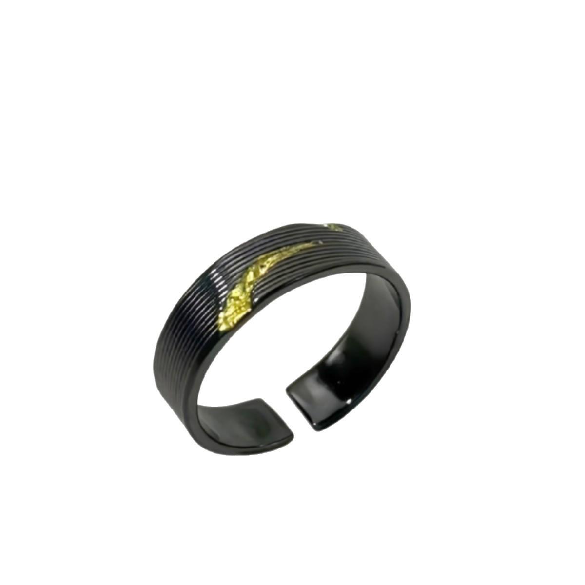 Men s Trendy Black Gold Stripe Split Ring - Personalized, High-End, Versatile Accessory чёрный
Men s Trendy Black Gold Stripe Split Ring - Personalized, High-End, Versatile Accessory чёрный
