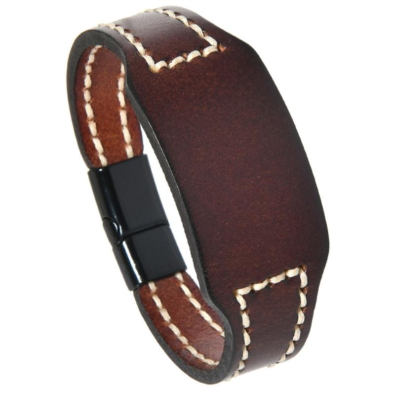 Adjustable Brown Cowhides Crafted Bracelet Lightweight Unisex Accessory Office To Casual Fashion Accessories темно-коричневого кольору
Adjustable Brown Cowhides Crafted Bracelet Lightweight Unisex Accessory Office To Casual Fashion Accessories темно-коричневого кольору