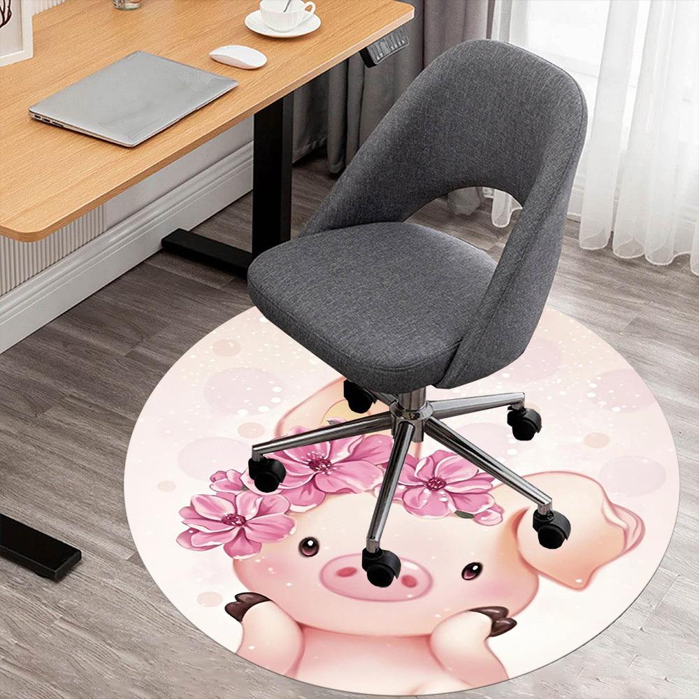 1PC Piglet Flower Crown Round Chair mat Area Rug - Non-Slip, Floor Mat for Office, Bedroom, home decor Christmas Gift c0528009 80cm
1PC Piglet Flower Crown Round Chair mat Area Rug - Non-Slip, Floor Mat for Office, Bedroom, home decor Christmas Gift c0528009 80cm